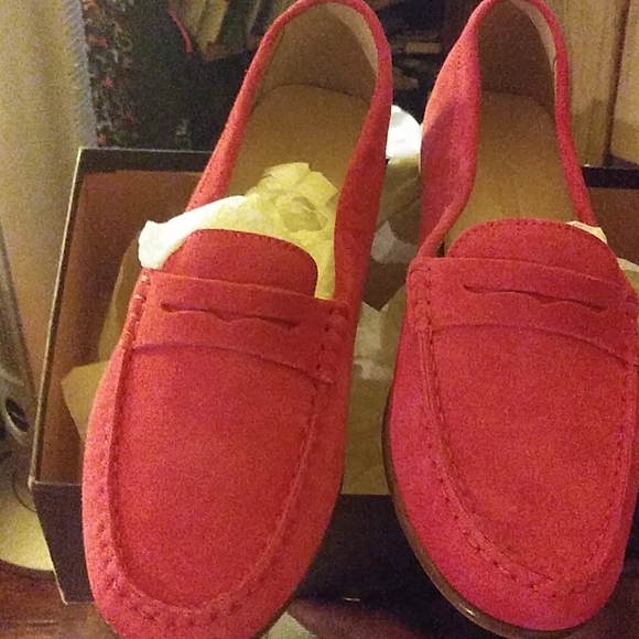 J crew suede loafers